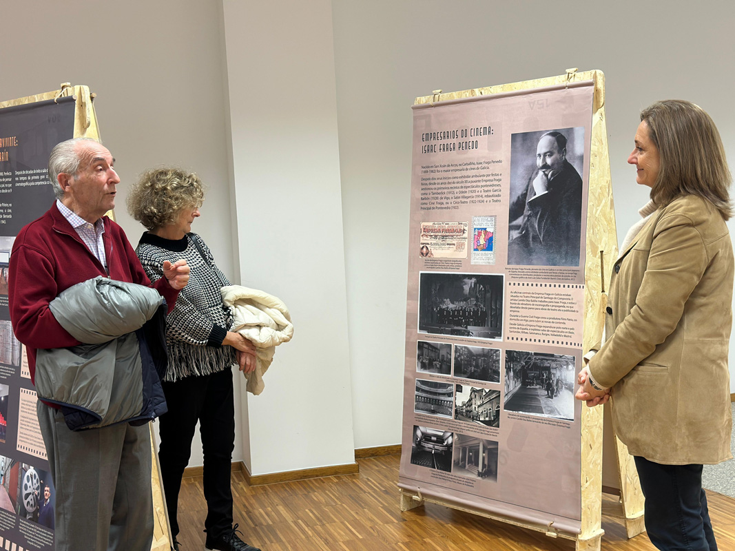 Inauguración da exposición Cines de Pontevedra. Memoria dunha ilusió en Vigo