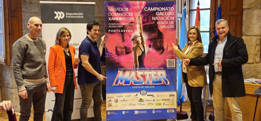 A vicepresidenta da Deputación presenta o Campionato Galego de Natación Máster