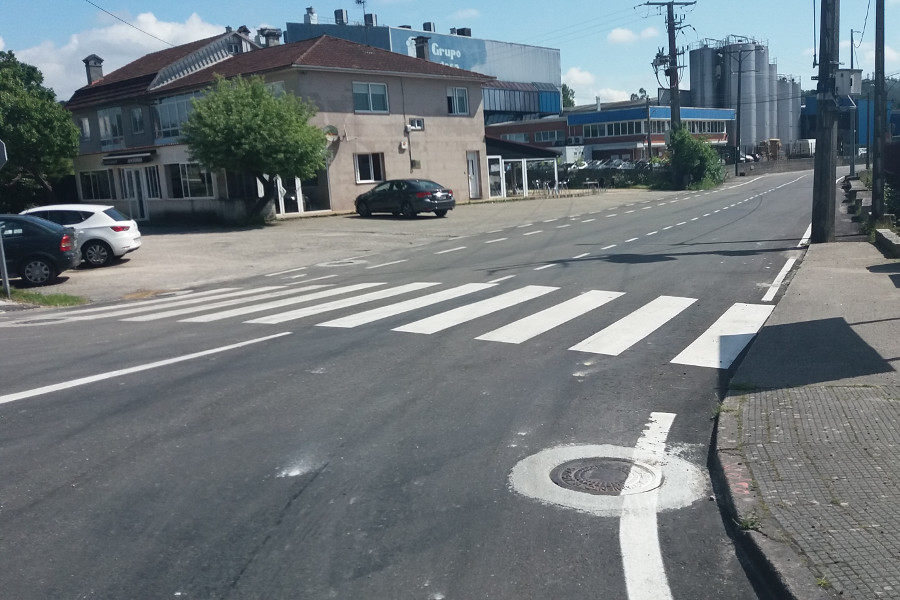 Carretera Cerquido a escola Budiño