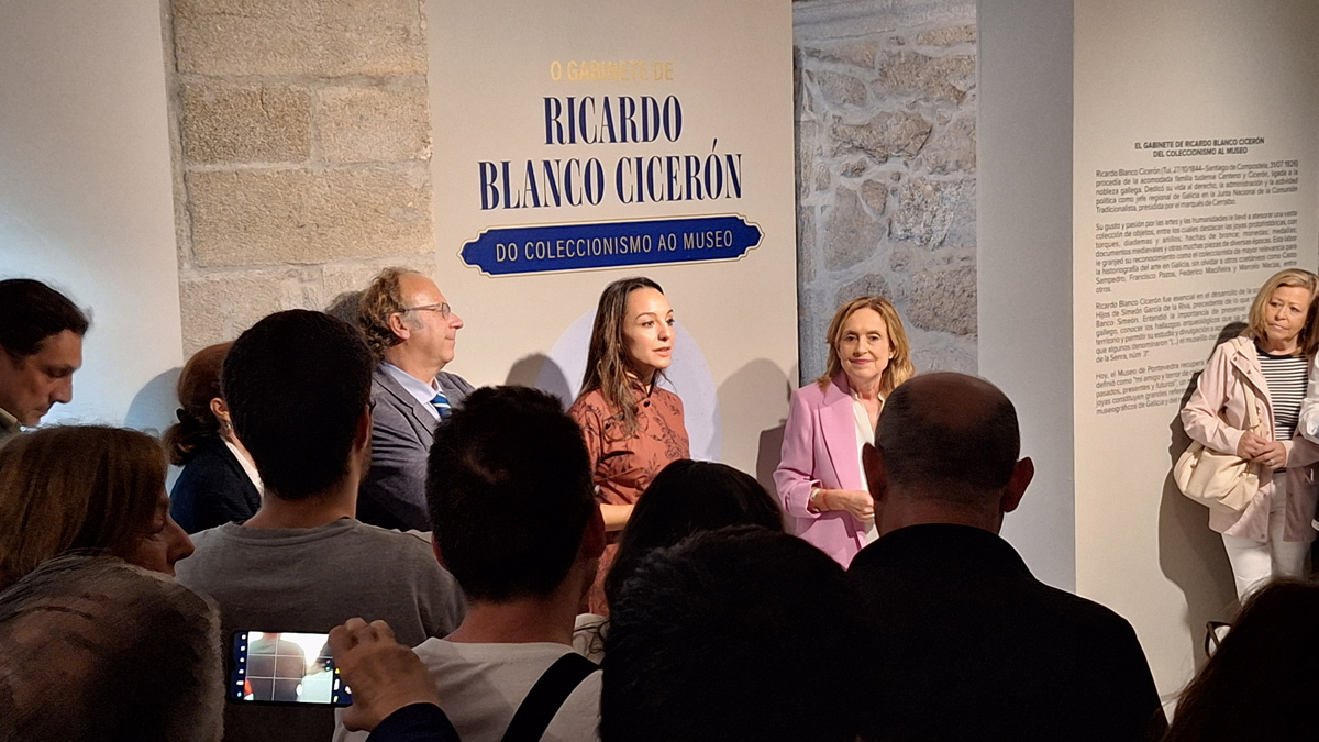 Inauguración da exposición sobre Ricardo Blanco Cicerón 