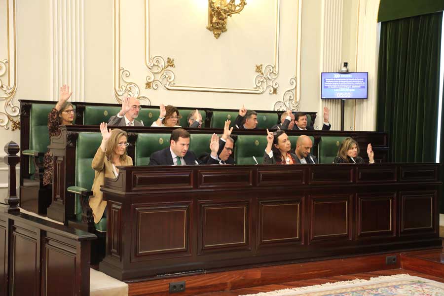 Votación no Pleno so 25 de abril