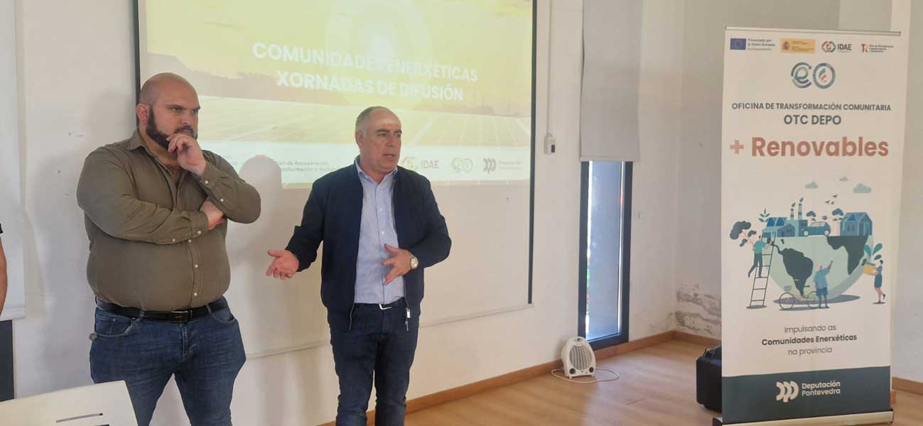 Javier Toruís nunha xornada da OTC en Mondariz