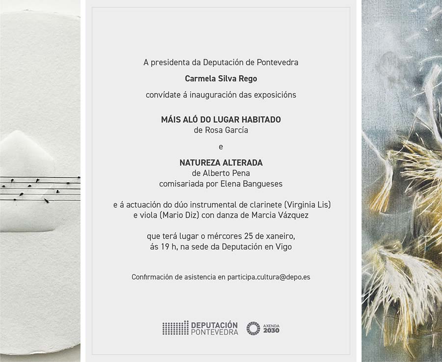 Inauguración exposición de Rosa Gracía e Alberto Pena