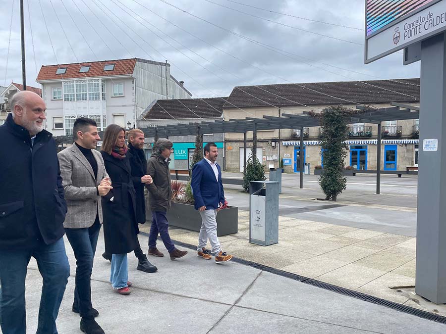 Visita da Deputación de Cádiz a Ponte Caldelas