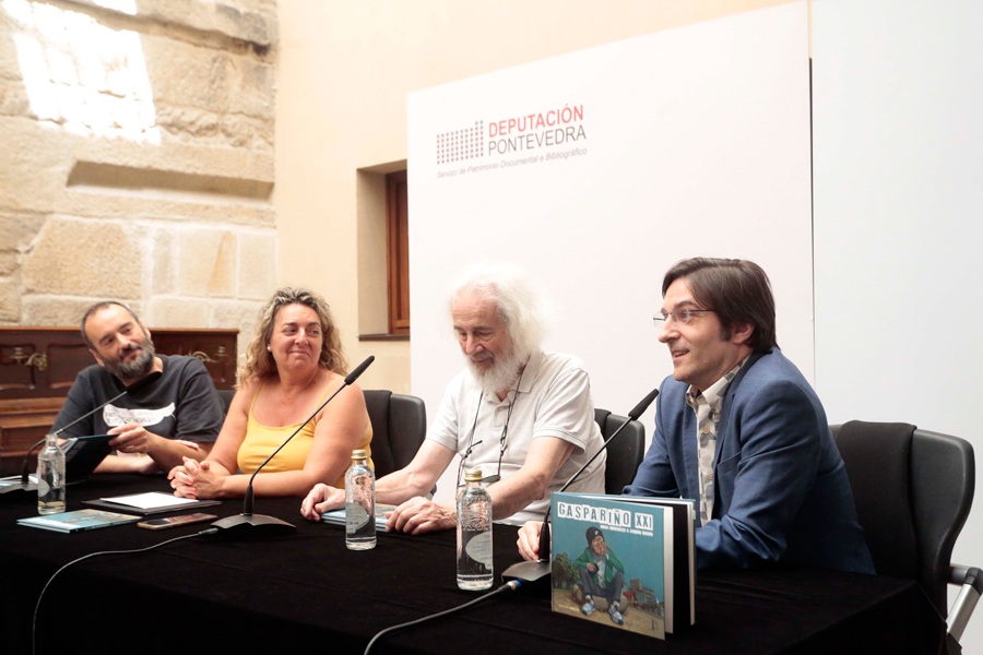 Unha homenaxe a Xaquín Marín’, actualizando as ilustracións das tiras dos anos 70 da man do alumnado do Garaxe Hermético Unha homenaxe a Xaquín Marín’, actualizando as ilustracións das tiras dos anos 70 da man do alumnado do Garaxe Hermético