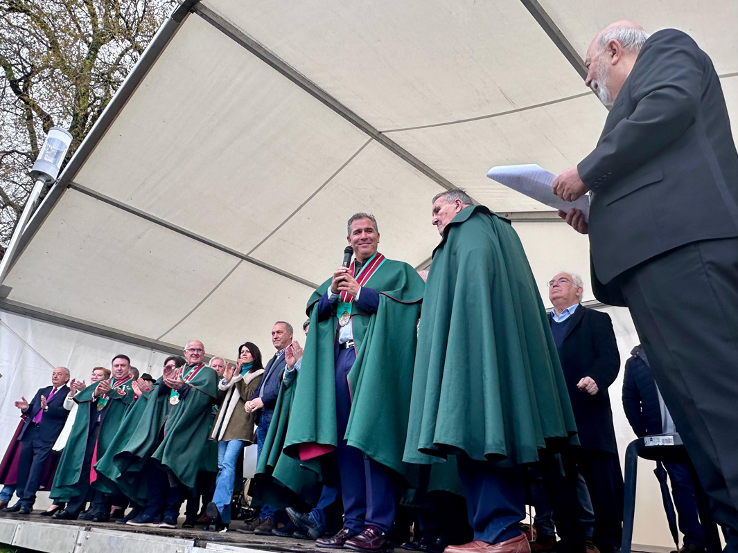  O vicepresidente, Rafa Domínguez, participa na XXXII Festa do Caldo de Mourente