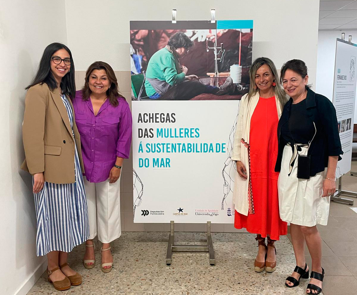 Exposición “Achegas das mulleres á sustentabilidade do mar” no IES Pino Manso do Porriño