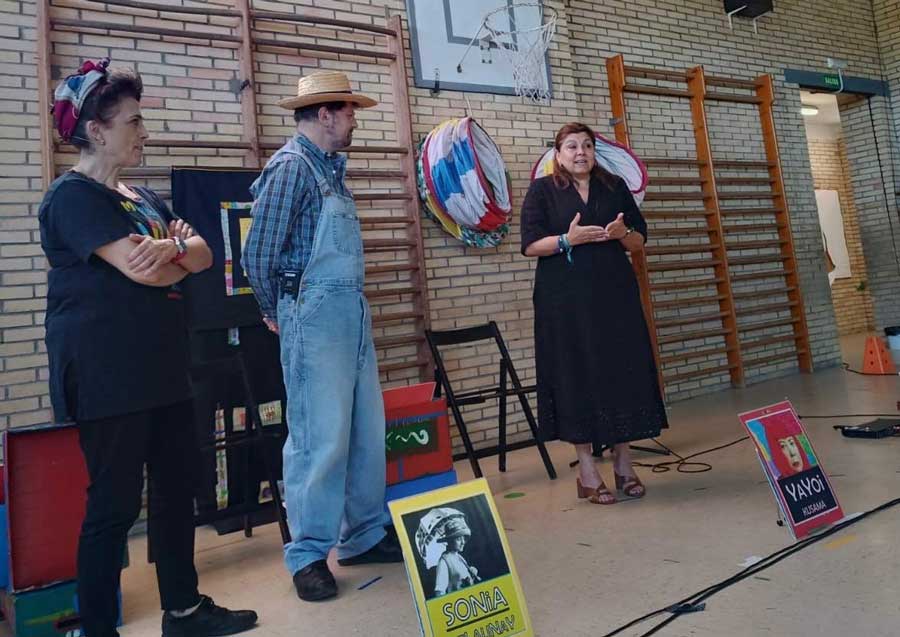 Sandra Bastos na entrega de presmios de Igualdade